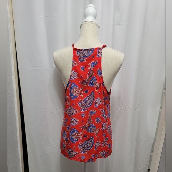 Cynthia rowley paisley top Sz M - Picture 4 of 8